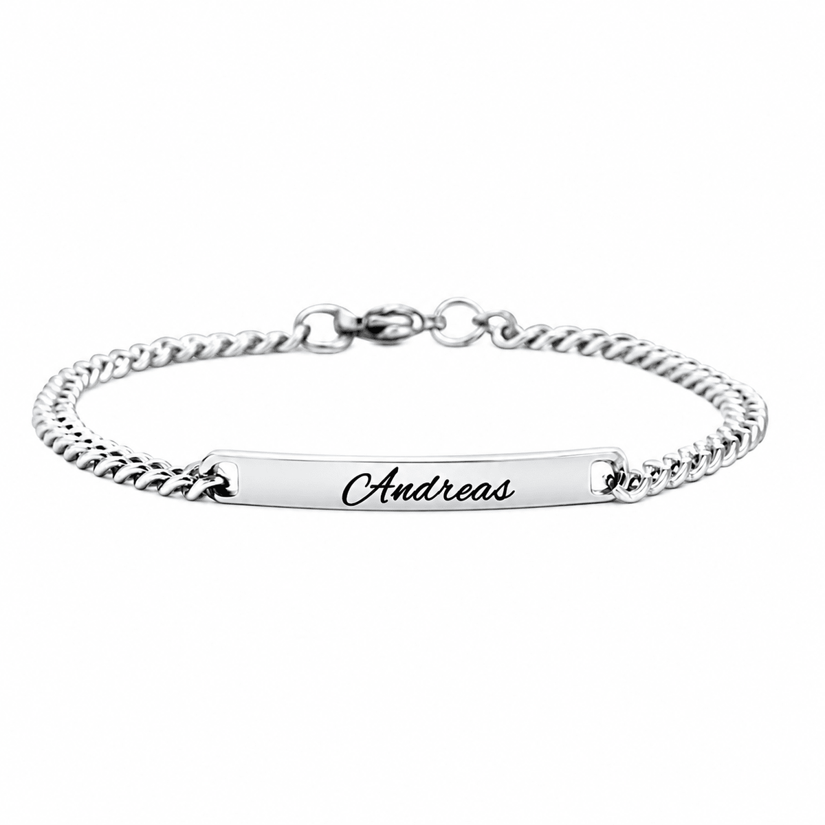 Silber Damenarmband mit Gravur - OTANTO