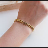 Initial Gold Partnerarmbänder