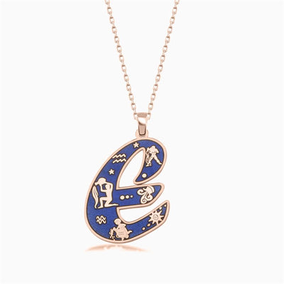 Zodiac - Buchstabenkette mit Sternzeichen und Wunschfarbe - Otanto